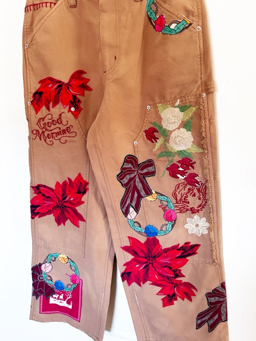 Free People We The Free Bright Time Embroidered Craft Pants - Picture 11 of 13